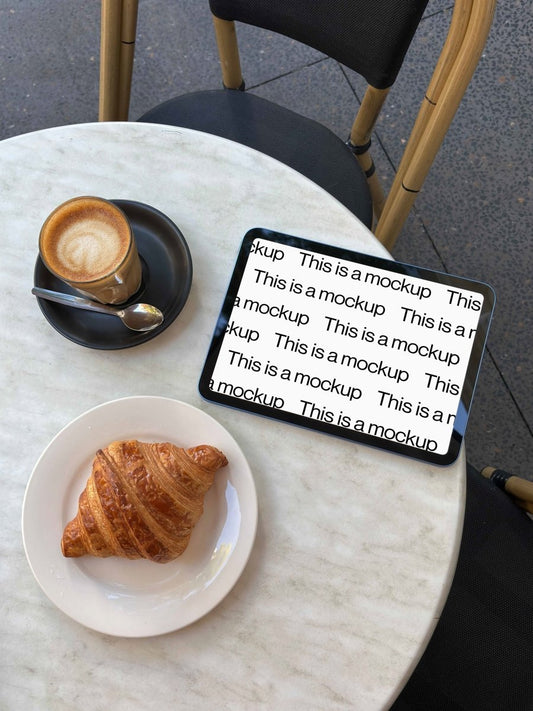 iPad Cafe 01 Mockup - Mock Exchange