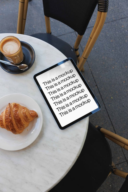 iPad Cafe 02 Mockup - Mock Exchange