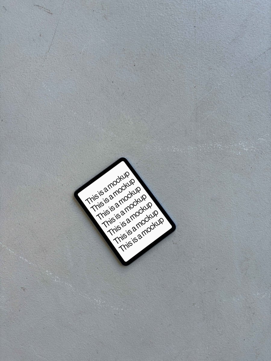 iPad Concrete 01 Mockup - Mock Exchange